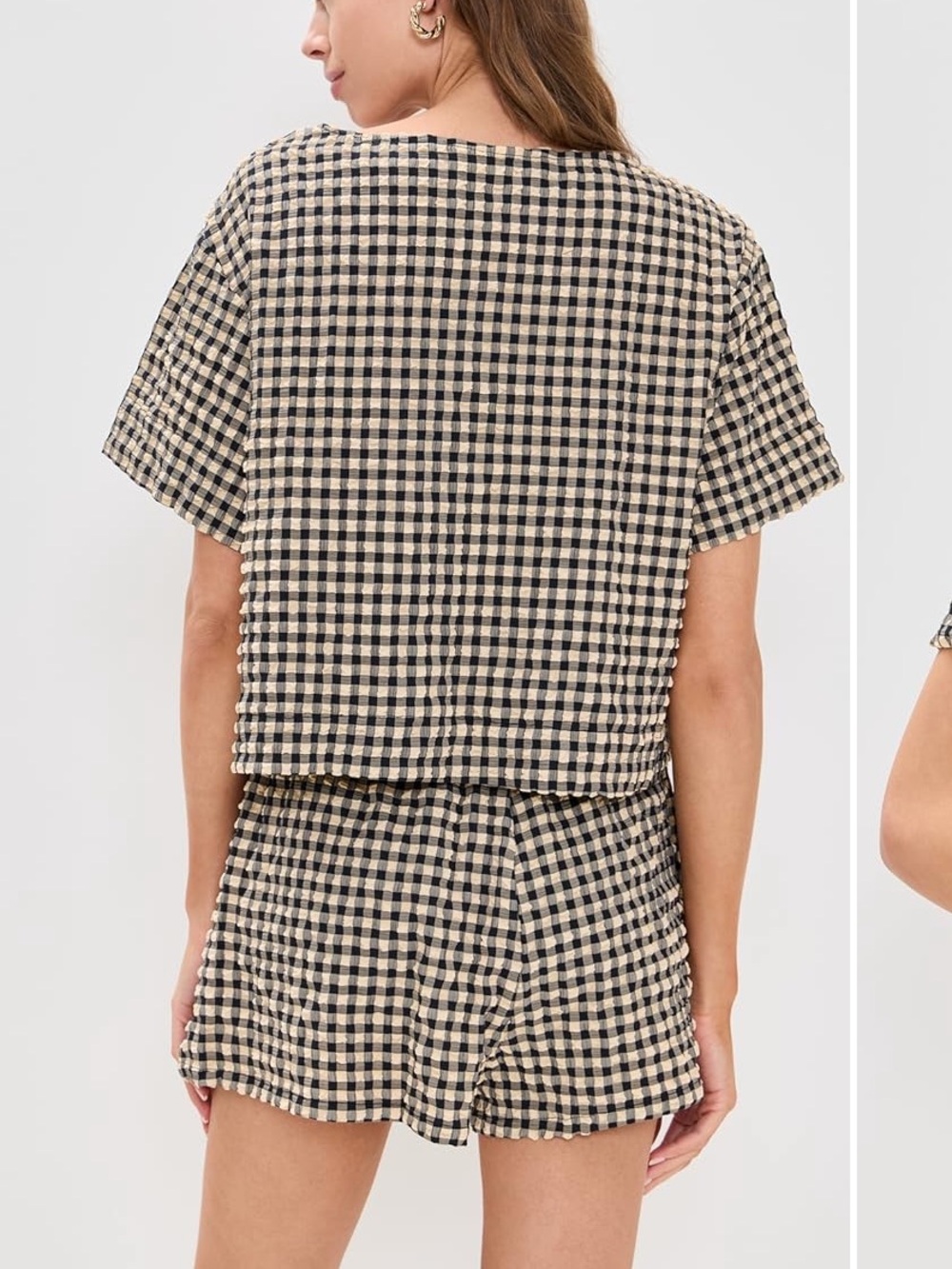 Vrg Grl Gingham Two-Piece Set - Picture 5 of 6